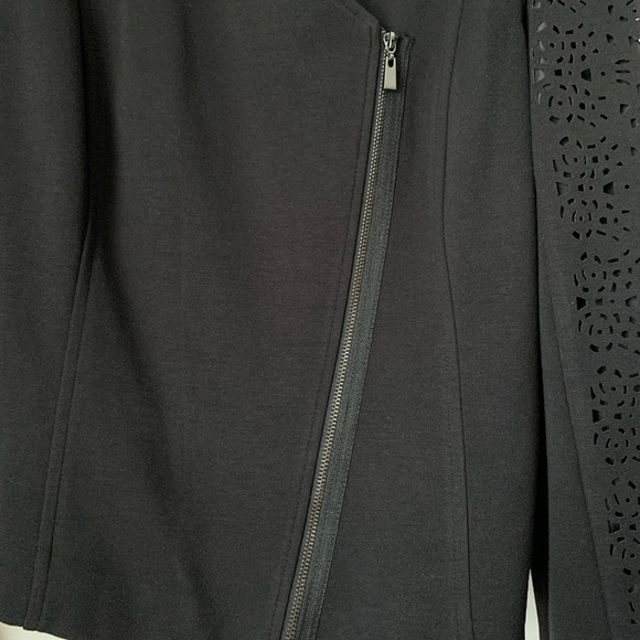 Laundry by Shelli Segal Black Lazercut Blazer US10 - Picture 8 of 12